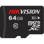 Hikvision HS-TF-H1I/64G 64 GB Class 10/UHS-I (U1) microSDXC - 90 MB/s Read - 28 MB/s Write - 2 Year Warranty (Fleet Network)