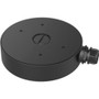 Hikvision DS-1280ZJ-DM55(BLACK) DS-1280ZJ-DM55 - BLACK Aluminum Alloy Mounting Box for Network Cameras - Black - 4. 41 lb Load Capacity