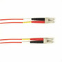Black Box Fiber Optic Duplex Patch Network Cable - 98.4 ft Fiber Optic Network Cable for Network Device - First End: 2 x LC Network - (Fleet Network)
