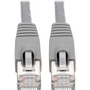 Tripp Lite series N262-005-GY Cat.6a STP Patch Network Cable - 5 ft (1.52 m) Category 6a Network Cable for Network Device, Switch, POS (Fleet Network)