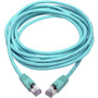 Tripp Lite series N262-014-AQ Cat.6a STP Patch Network Cable - 14 ft (4.27 m) Category 6a Network Cable for Network Device, Switch, - (N262-014-AQ)