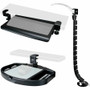 CTA Digital Desk Add-on Bundle with Keyboard Tray, Desk Organizer, and Cable Routing Column (Fleet Network)