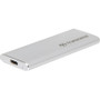 Transcend ESD240C 120 GB Portable Solid State Drive - External - SATA - Silver - USB 3.1 Type C - 3 Year Warranty (TS120GESD240C)
