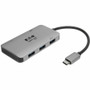 Tripp Lite series USB 3.1 C Adapter with PD Charging, Gray - 1 x USB Type C USB 3.1 Thunderbolt 3 Male - 1 x HDMI HDMI 1.4 Digital 3 x (Fleet Network)