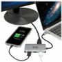Tripp Lite series USB 3.1 C Adapter with PD Charging, Gray - 1 x USB Type C USB 3.1 Thunderbolt 3 Male - 1 x HDMI HDMI 1.4 Digital 3 x (U444-06N-H3U-C)