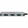 Tripp Lite series USB 3.1 C Adapter with PD Charging, Gray - 1 x USB Type C USB 3.1 Thunderbolt 3 Male - 1 x HDMI HDMI 1.4 Digital 3 x (U444-06N-H3U-C)