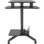Tripp Lite by Eaton Rolling Desk TV/Monitor Cart - Height Adjustable - 29.5" (749.30 mm) to 47.2" (1198.88 mm) Adjustment - Home, - - (Fleet Network)