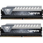 Patriot Memory Viper Elite Series DDR4 32GB 2666 MHz Dual Kit (Black/Grey) - For Desktop PC - 32 GB (2 x 16GB) - DDR4-2666/PC4-21300 - (Fleet Network)