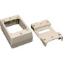 Wiremold 2348D Mounting Box - 1-gang - Ivory - Polyvinyl Chloride (PVC) - 1 (Fleet Network)