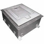 Wiremold RFB9 and RFB11 Series Communication Device Plate - 1-gang - Floor Mount - Steel (Fleet Network)