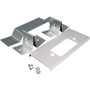 Wiremold AL3300 Offset GFCI Receptacle Cover Plate - Cable Cover Plate - Aluminum (Fleet Network)
