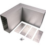 Wiremold AL5200 Large Multi-Channel Raceway Inverted Corner Coupling Fitting - Corner Fitting - Aluminum (Fleet Network)