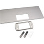 Wiremold AL5200 Large Multi-Channel Raceway Ortronics Low Profile Adapter Cover Plate - Aluminum (Fleet Network)