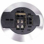 Wiremold Poke-Thru Device Finish Flange/Slide Holder Assembly - x 4" (101.60 mm) Diameter - Gray, Black, Ivory, Brushed Aluminum, (AMD8CTCBK)