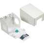 Wiremold 2000 Entrance End Fitting Black 1/2in and 3/4in Knock-Outs - End Fitting - Black - Steel (Fleet Network)
