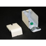 Wiremold 2000 Entrance End Fitting Black 1/2in and 3/4in Knock-Outs - End Fitting - Black - Steel (BK2010A3)