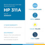 Compatible Clover Technologies 200057P Remanufactured Yellow Laser Toner Cartridge - HP Q2682A (311A) - 6000 Page Yield