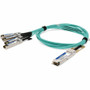 AddOn Cisco, Juniper Networks, and Arista Networks Compatible TAA Compliant 100GBase-AOC QSFP28 to 4xSFP28 Active Optical Cable OM3, - (Fleet Network)