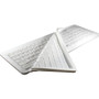 Man & Machine Very Cool Fitted Silicone Drape For Keyboard Protection And Dust Prevention White DRAPE/VC/US