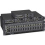 Black Box High-Density Media Converter System II Chassis, 20-Slot Rackmount, AC Power - 20 Slot - 3U - Rack-mountable, DIN Rail, Wall (Fleet Network)