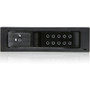 iStarUSA BPN-DE110HD Drive Bay Adapter for 5.25" - Serial ATA/600 Host Interface Internal - Black - Hot Swappable Bays - 1 x HDD - 14 (Fleet Network)
