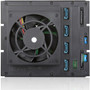 iStarUSA Internal 5.25 Drive Bay Enclosure With Four Hot Swappable SATA600 Bays Black Interface ATA/600 Serial Host For HDD X BPN-DE340HD-BLACK
