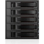 iStarUSA BPU-350HD Drive Enclosure for 5.25" - Serial ATA/600 Host Interface Internal - Black - Hot Swappable Bays - 5 x HDD Supported (Fleet Network)