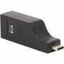 Tripp Lite series USB-C to DisplayPort Vertical Adapter, M/F, Black - 1 x USB Type C USB 3.1 Thunderbolt 3 Male - 1 x DisplayPort 1.2 (U444-000-DP4K6B)