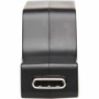 Tripp Lite series USB-C to VGA Vertical Adapter, M/F, Black - 1 x USB Type C USB 3.1 Thunderbolt 3 Male - 1 x 15-pin HD-15 VGA Female (U444-000-VGA)