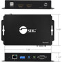 SIIG HDMI 2.0 Over IP Video Wall And Matrix Receiver With Network Input 394 Ft Range Device Output Mm X CE-H25311-S1