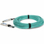 AddOn MSA and TAA Compliant 40GBase-AOC QSFP+ to QSFP+ Active Optical Cable (850nm, MMF, 70m) - 229.7 ft (70 m) Fiber Optic Network - (QSFP-40G-AOC70M-AO)