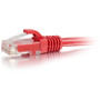 C2G 8ft Cat6a Snagless Unshielded (UTP) Ethernet Patch Cable - Red - 8 ft (2.44 m) Category 6a Network Cable for Network Adapter, Hub, (Fleet Network)