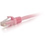 C2G 2ft Cat6a Snagless Unshielded (UTP) Network Patch Ethernet Cable-Pink - 2 ft Category 6a Network Cable for Network Adapter, Hub, - (Fleet Network)