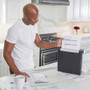GBC 1757402 ShredMaster PS06-02 Strip-Cut Paper Shredder - Non-Continuous - 6 Sheets Per Pass - 9" Throat - P-2 Security