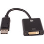 V7 Black Video Adapter DisplayPort Male to DVI-I Female - V7 Black Video Adapter DisplayPort Male to DVI-I Female CE,FCC,RoHS,WEEE , / (Fleet Network)