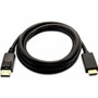 V7 DisplayPort Male to HDMI Male 3m/10ft Black - V7 Black Video Cable DisplayPort Male to HDMI Male 3m 10ft21.6 Gbps 28AWG Aluminum , (Fleet Network)