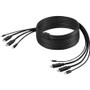Belkin TAA DUAL DP/USB/AUD SKVM CBL, DP M/M; USB A/B, 10' - 10 ft (3.05 m) DisplayPort/Mini-phone/USB KVM Cable for KVM Switch, Device (Fleet Network)