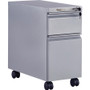 Safco Steel Mini Pedestal - 2-Drawer - 22" (558.80 mm) Width x 10.6" (269.88 mm) Depth x 21" (533.40 mm) Height - 2 x Drawer(s) for - (Fleet Network)