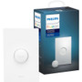 Philips Smart Button - Button Switch - Light Control - Alexa, Google Assistant, Apple HomeKit, Microsoft Cortana Supported - White (553719)