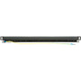 Tripp Lite series N252A-024-HUSHK Cat6a 24-Port Patch Panel, 0.5U - 24 Port(s) - 24 x RJ-45 - 0.5U High - Rack-mountable (N252A-024-HUSHK)