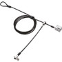 Kensington Keyed Dual Head Cable Lock for Surface Pro and Surface Go - 5.9 ft (1.80 m) Cable - Patented T-bar/Key Lock - Black - - For (Fleet Network)