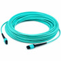 AddOn 55m MPO/UPC to MPO/UPC Aqua OM4 Armored 12-Strand Fiber Patch Cable - 180.4 ft (55 m) Fiber Optic Network Cable for Network - 1 (Fleet Network)