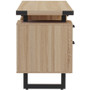 Mayline 72"x20" Mirella Free Standing Credenza - 5-Drawer - 5 x Box, File Drawer(s) - Double Pedestal - Material: Laminate, - Finish: (Fleet Network)