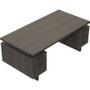 Mayline Mirella Box-File/3-Box Freestanding Desk - x 1.6" (41.15 mm) Thickness Work Surface, 29.5" (749.30 mm) Height x 72" (1828.80 x (MRDBF7236STO)