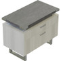 Safco Mirella Lateral File - 2-Drawer - 29.5" (749.30 mm) Height x 36" (914.40 mm) Width x 20" (508 mm) Depth - Total Drawer(s): 2 - - (MRLF36SGY)