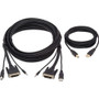 Tripp Lite By Eaton 10 Ft KVM Cable For Switch Computer Scanner Smart Card And Biometric Reader M P784-010-U