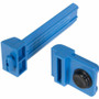 Middle Atlantic Forward Series Small Device Mounting Clamps - 4 Pack - Blue - Cable Clamp - Blue - Nylon - 4 Pack (Fleet Network)