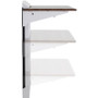 Ergotron WorkFit Elevate (walnut hills) Sit-Stand Wall Desk - Walnut Hills Top - 40 lb (18.14 kg) Capacity - 40.5" (1028.70 mm) Height (Fleet Network)