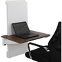 Ergotron WorkFit Elevate (walnut hills) Sit-Stand Wall Desk - Walnut Hills Top - 40 lb (18.14 kg) Capacity - 40.5" (1028.70 mm) Height (24-804-S894)