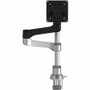 R-Go Zepher 4 Mounting Arm for Monitor - Black, Silver - Height Adjustable - 1 Display(s) Supported - 17" to 32" Screen Support - lb - (Fleet Network)